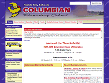 Tablet Screenshot of columbian.pueblocityschools.us
