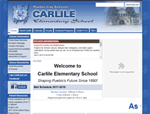 Tablet Screenshot of carlile.pueblocityschools.us