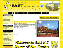 Tablet Screenshot of east.pueblocityschools.us
